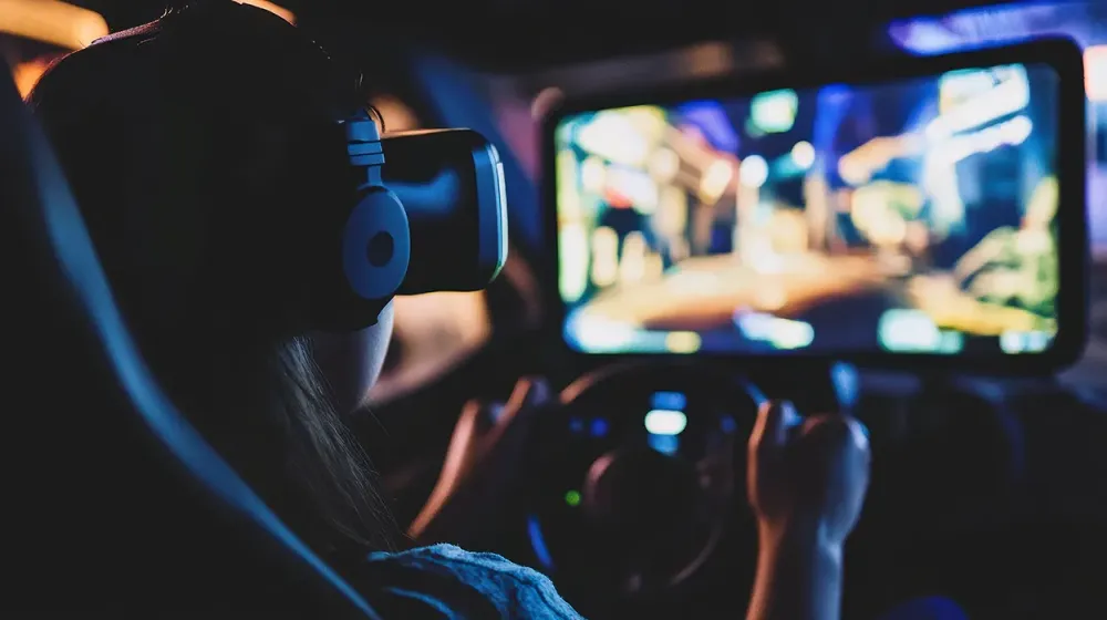 Simulateur de conduite près de Longueville sur Scie